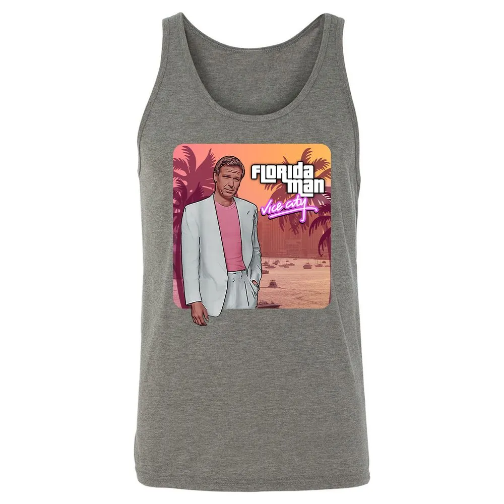 Unisex Jersey Tank - KF4AH61W - Grey Triblend - 8