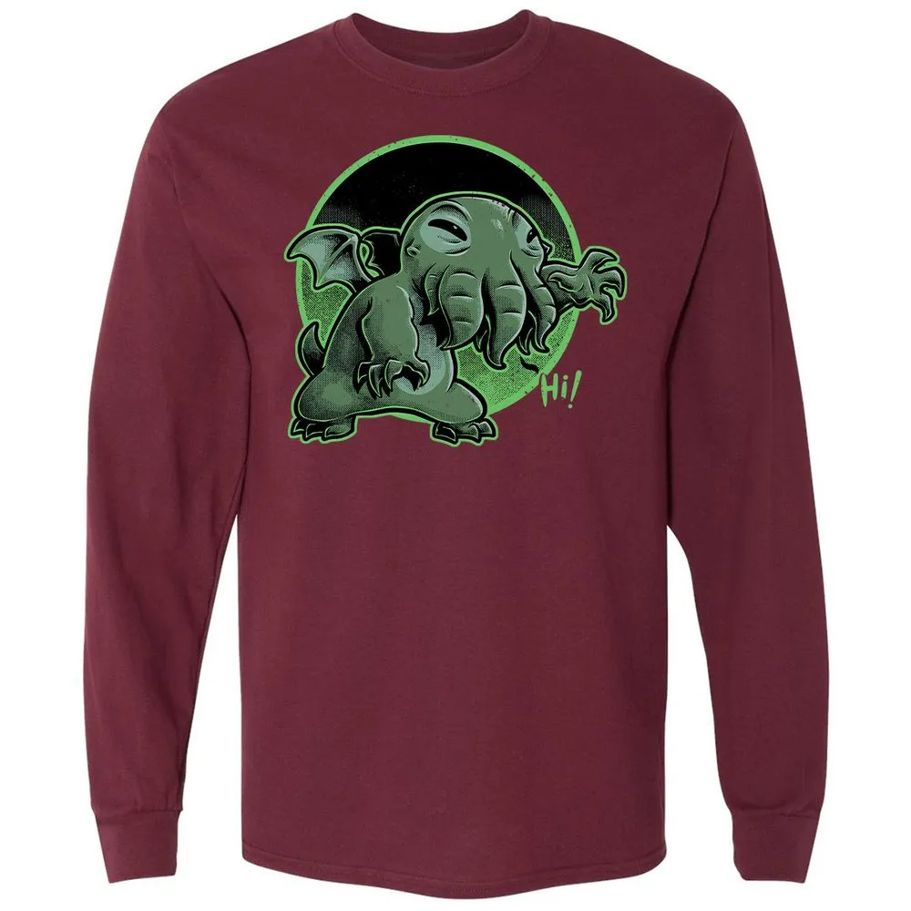 Long Sleeve T-Shirt - XXPVNCCG - Maroon - 11