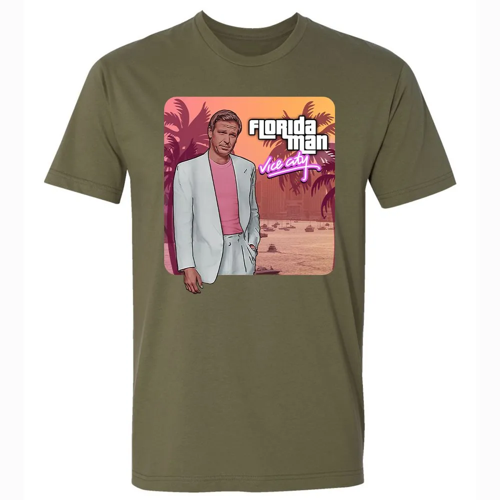 Premium Unisex T-Shirt - DVJP94MG - Military Green - 5