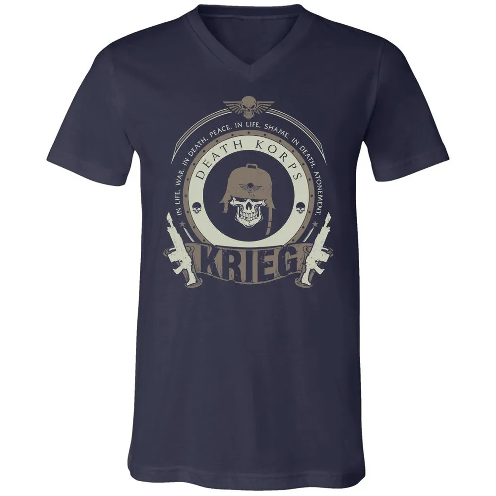 Unisex V-Neck T-Shirt - 9SHQZC1C - Navy - 2