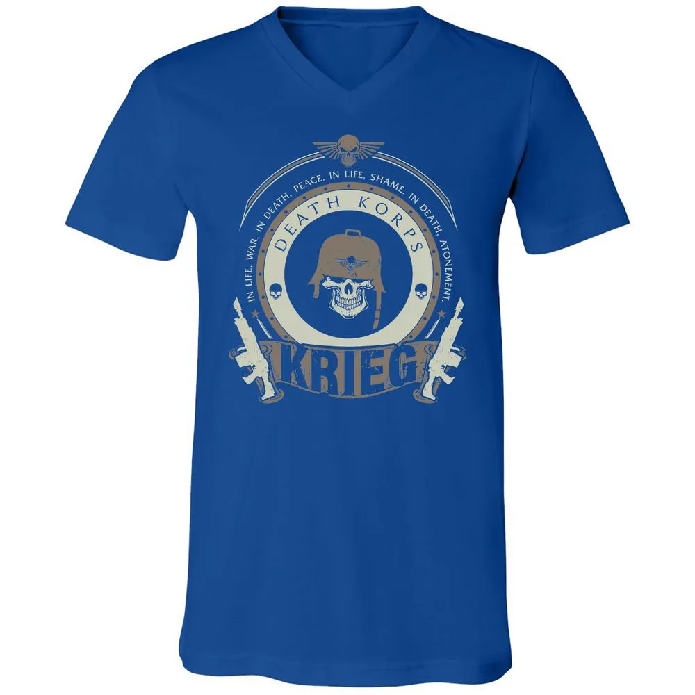 Unisex V-Neck T-Shirt - 9SHQZC1C - True Royal - 4