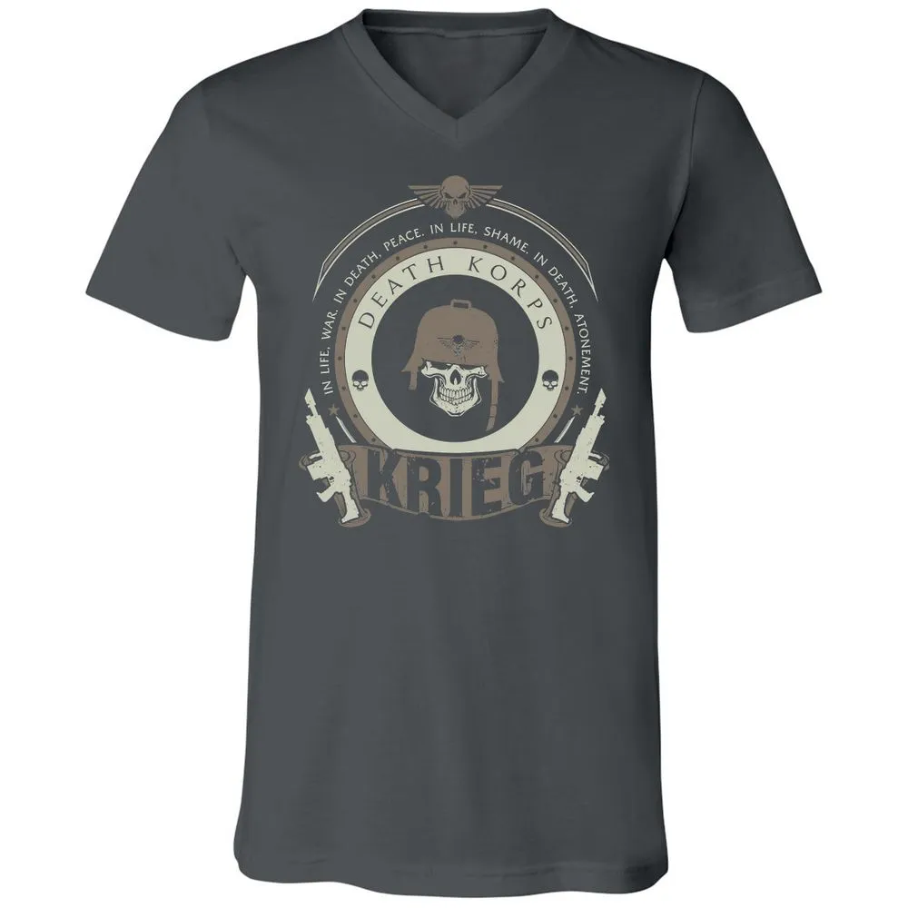 Unisex V-Neck T-Shirt - 9SHQZC1C - Asphalt - 12