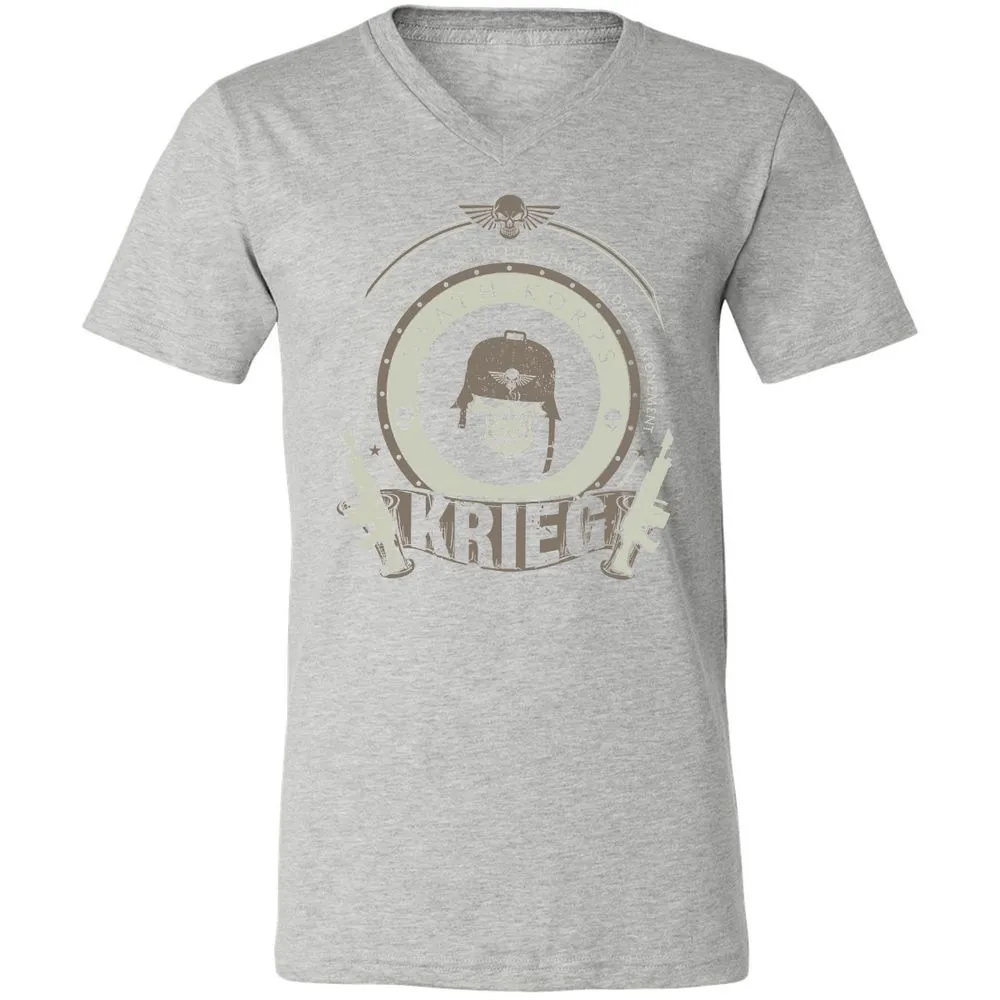 Unisex V-Neck T-Shirt - 9SHQZC1C - Athletic Heather - 7