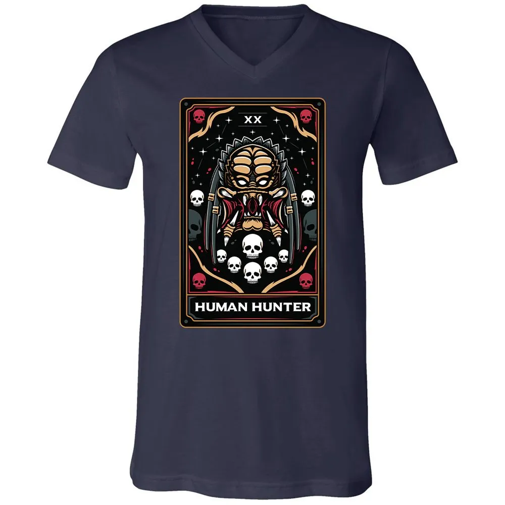 Unisex V-Neck T-Shirt - R54ATQTD - Navy - 2