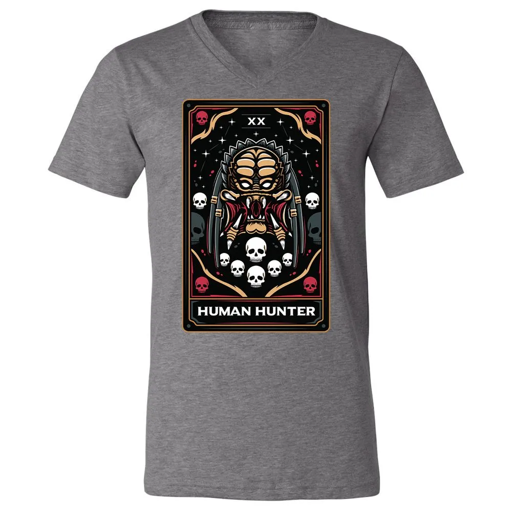Unisex V-Neck T-Shirt - R54ATQTD - Deep Heather - 13