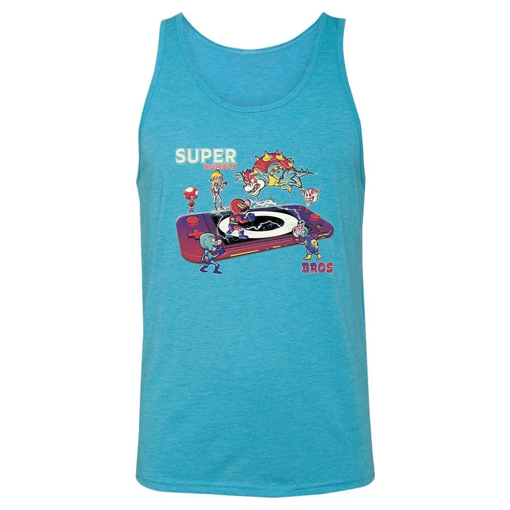 Unisex Jersey Tank - 8W18JUS4 - Aqua Triblend - 3