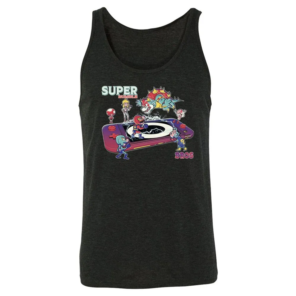 Unisex Jersey Tank - 8W18JUS4 - Charcoal Black Triblend - 5