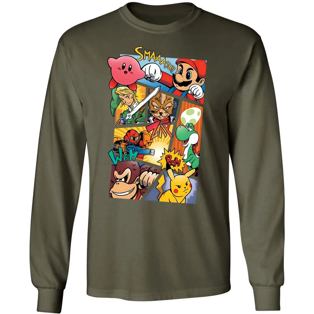 Long Sleeve T-Shirt - 7UTEJR31 - Military Green - 16