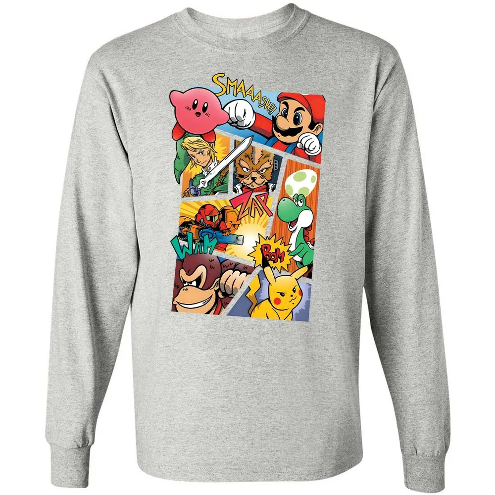 Long Sleeve T-Shirt - 7UTEJR31 - Ash - 7