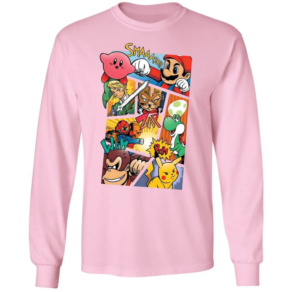 Long Sleeve T-Shirt - 7UTEJR31 - Light Pink - 3