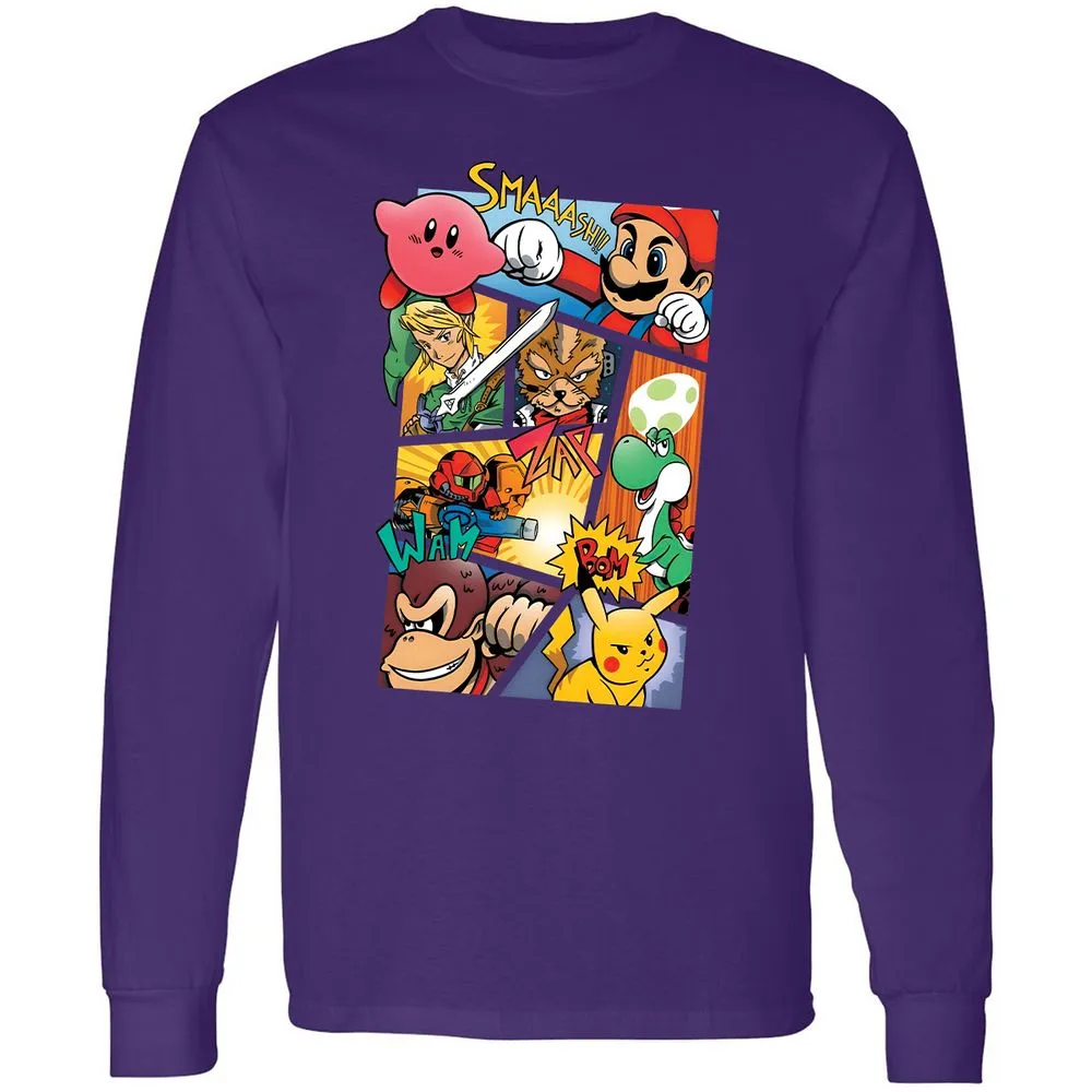 Long Sleeve T-Shirt - 7UTEJR31 - Purple - 13
