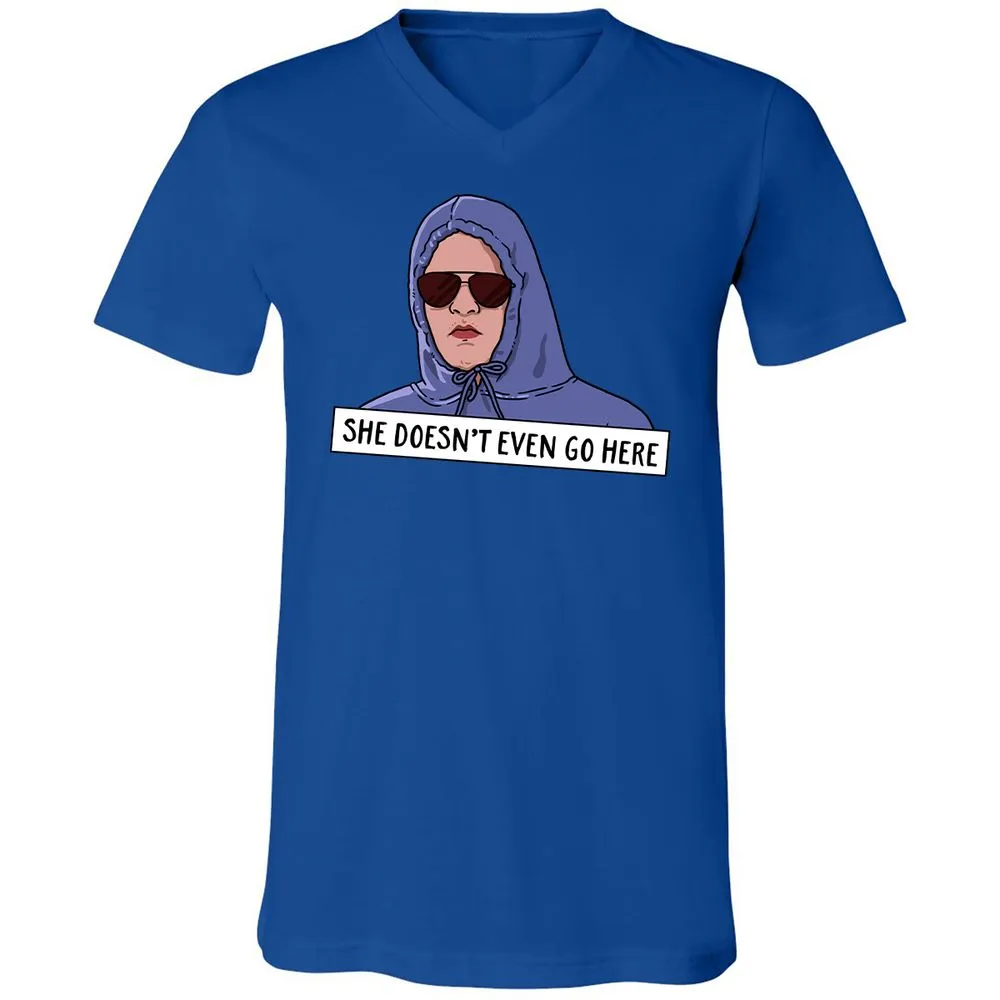 Unisex V-Neck T-Shirt - Z4CQ9BYG - True Royal - 4
