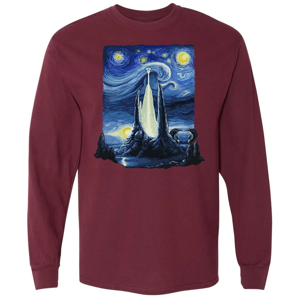Long Sleeve T-Shirt - 8FXWWQJH - Maroon - 11