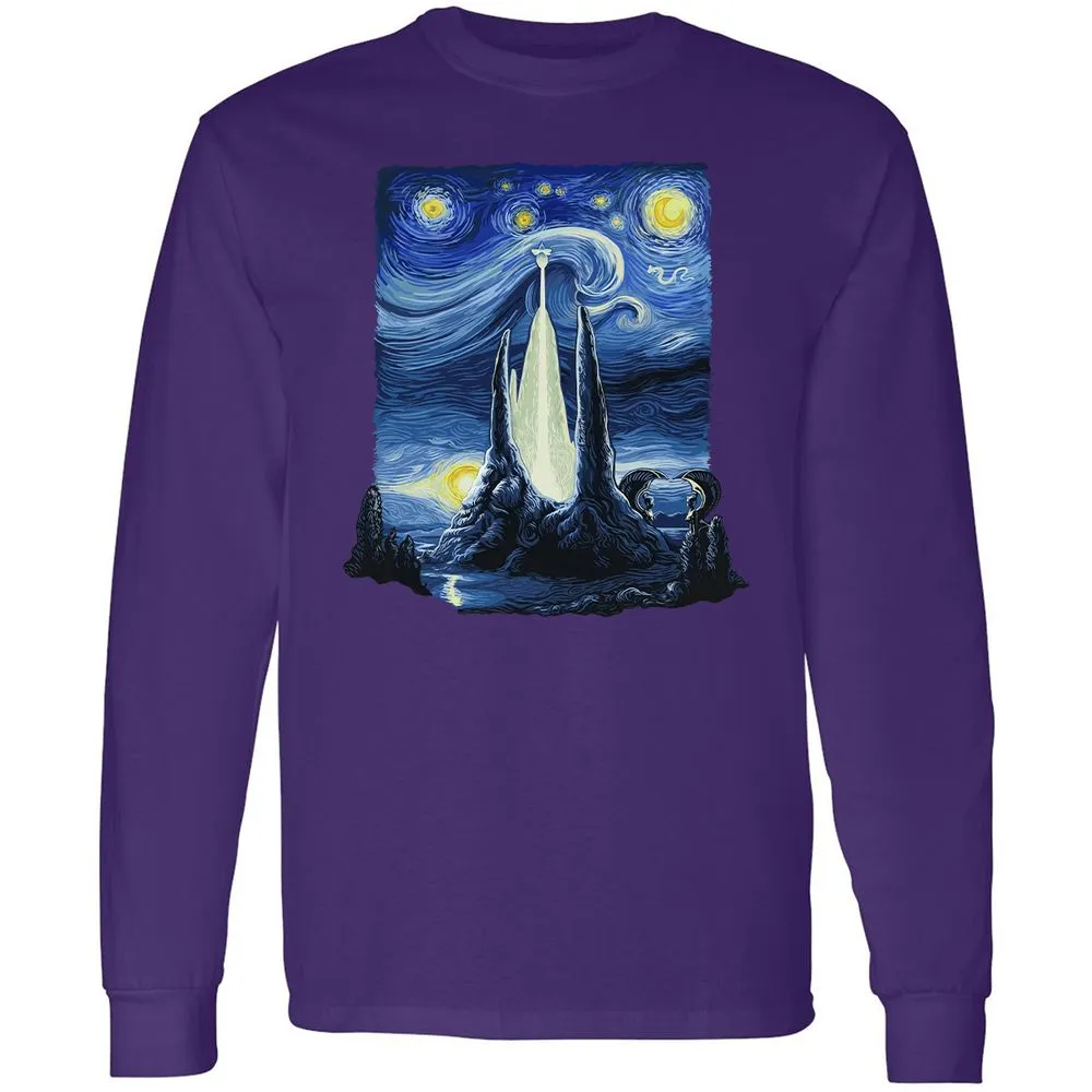 Long Sleeve T-Shirt - 8FXWWQJH - Purple - 13