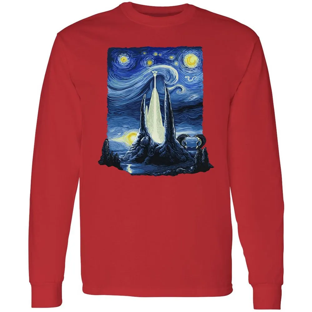 Long Sleeve T-Shirt - 8FXWWQJH - Red - 14