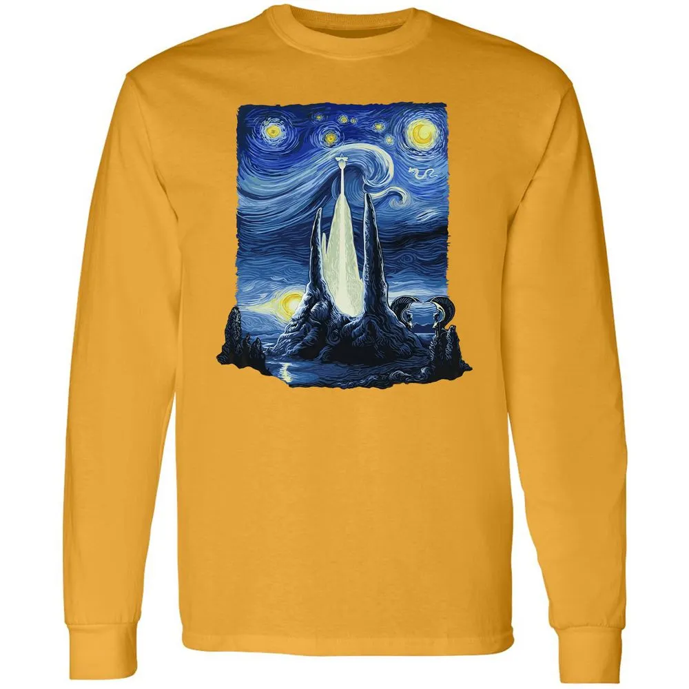 Long Sleeve T-Shirt - 8FXWWQJH - Gold - 9