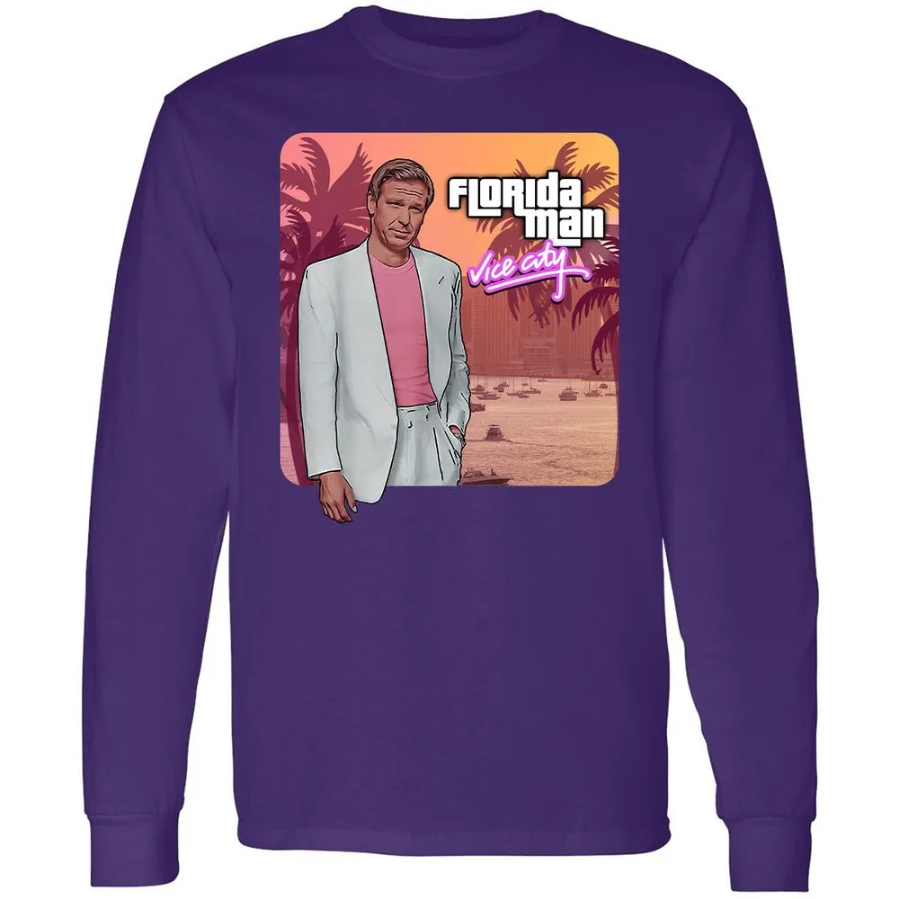 Long Sleeve T-Shirt - 96CPNVBL - Purple - 13