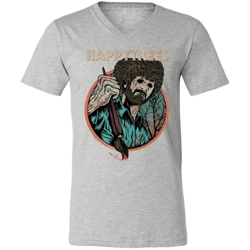 Unisex V-Neck T-Shirt - 8T4WKMW5 - Athletic Heather - 7