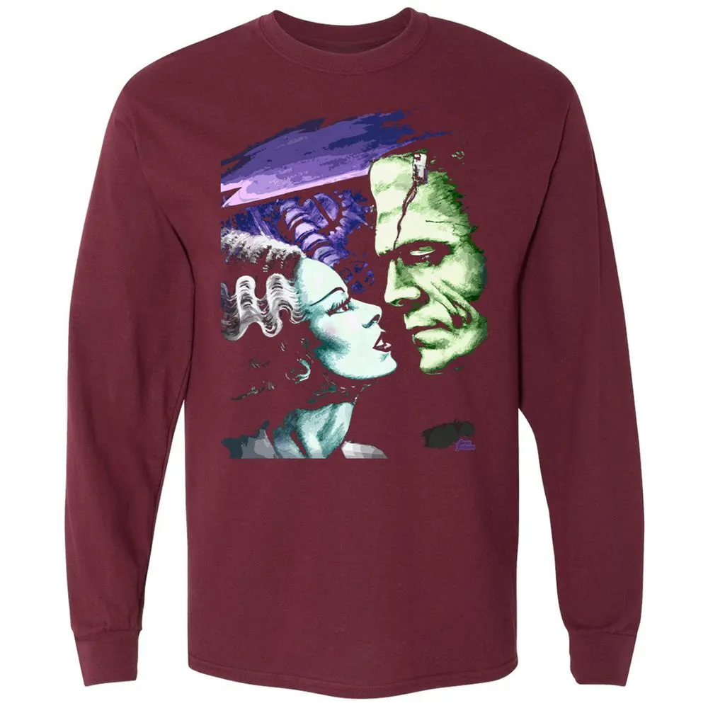 Long Sleeve T-Shirt - U1KNUS37 - Maroon - 11