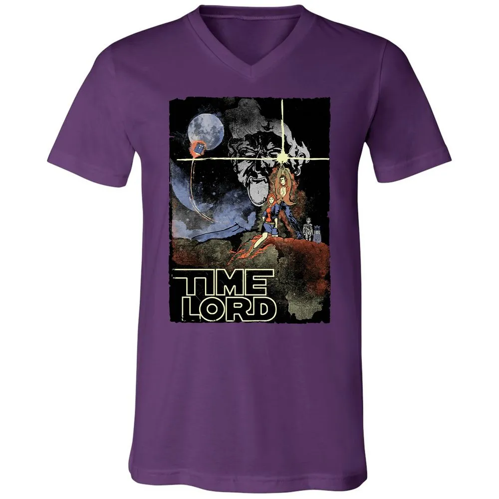 Unisex V-Neck T-Shirt - YR427ZBU - Team Purple - 9