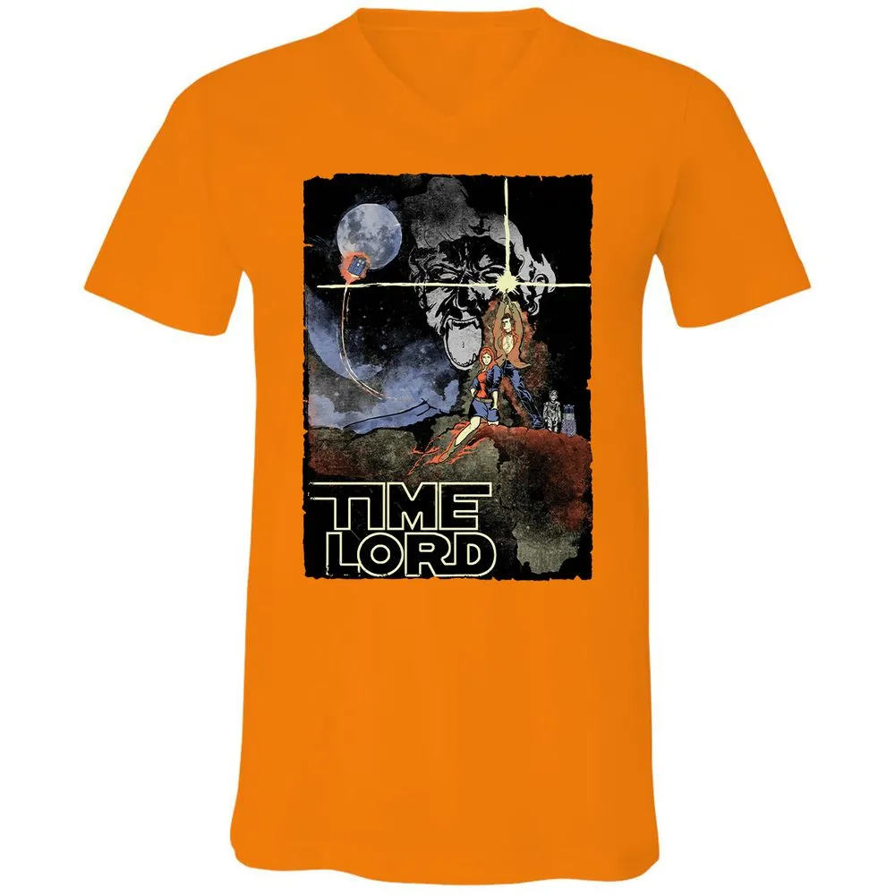 Unisex V-Neck T-Shirt - YR427ZBU - Orange - 11