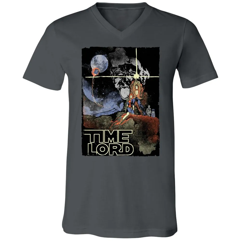Unisex V-Neck T-Shirt - YR427ZBU - Asphalt - 12