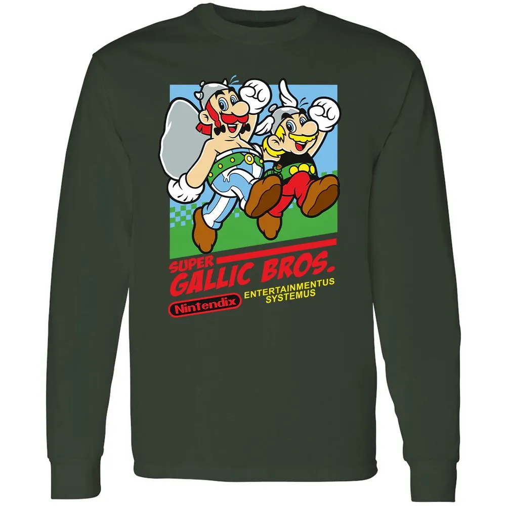 Long Sleeve T-Shirt - 6HBBQX5B - Forest Green - 4