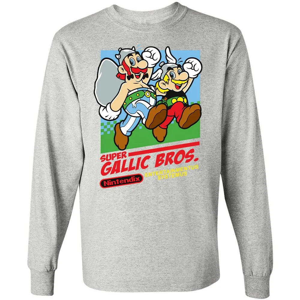 Long Sleeve T-Shirt - 6HBBQX5B - Ash - 7