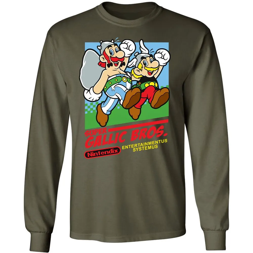Long Sleeve T-Shirt - 6HBBQX5B - Military Green - 16
