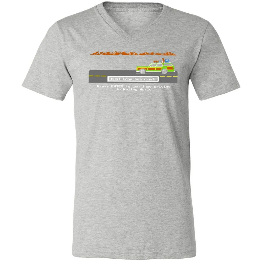 Unisex V-Neck T-Shirt - M2CMVCGH - Athletic Heather - 7