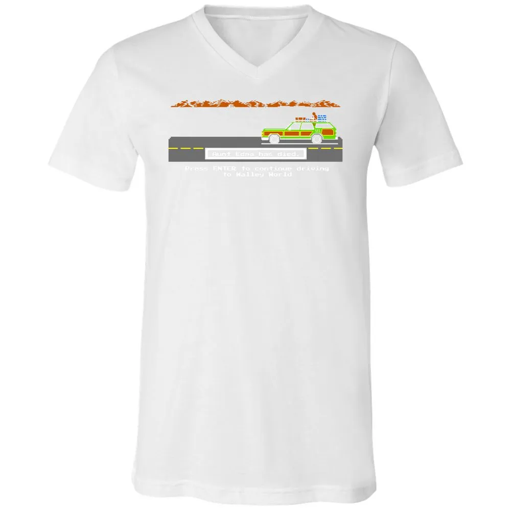 Unisex V-Neck T-Shirt - M2CMVCGH - White - 5
