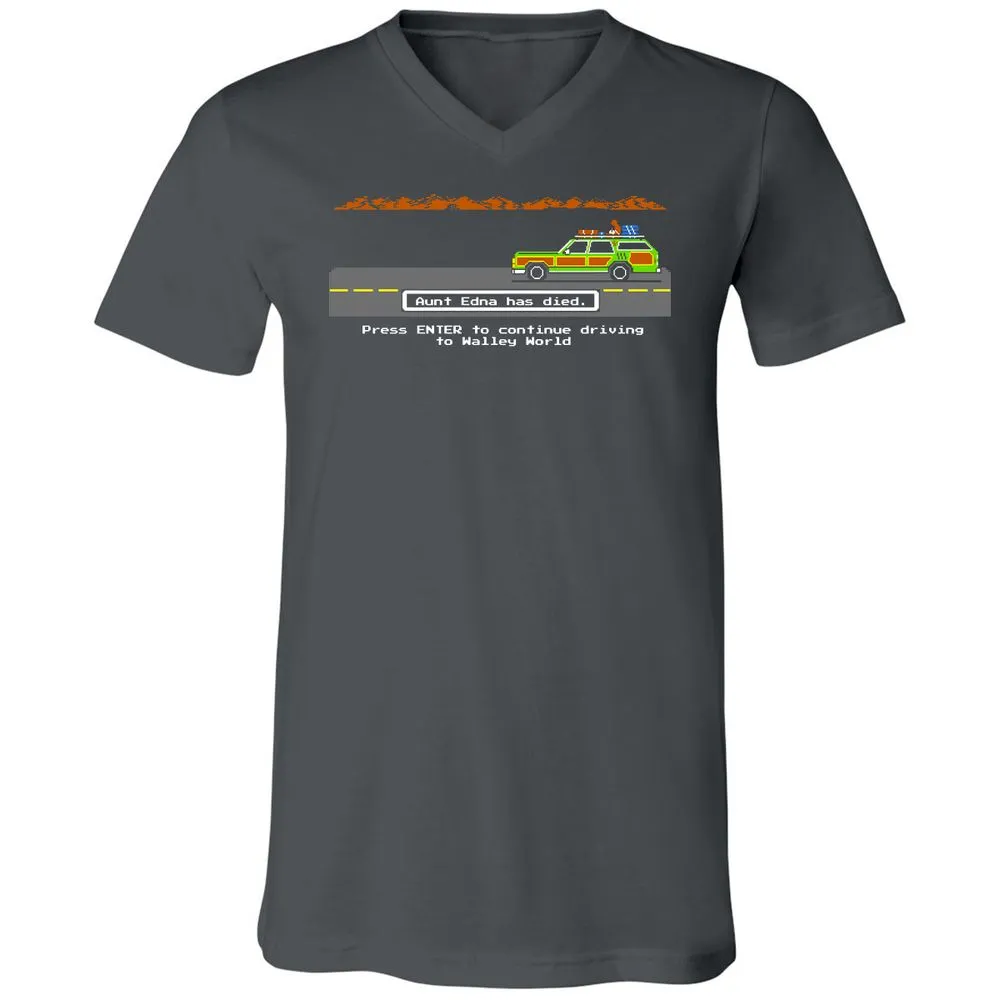 Unisex V-Neck T-Shirt - M2CMVCGH - Asphalt - 12