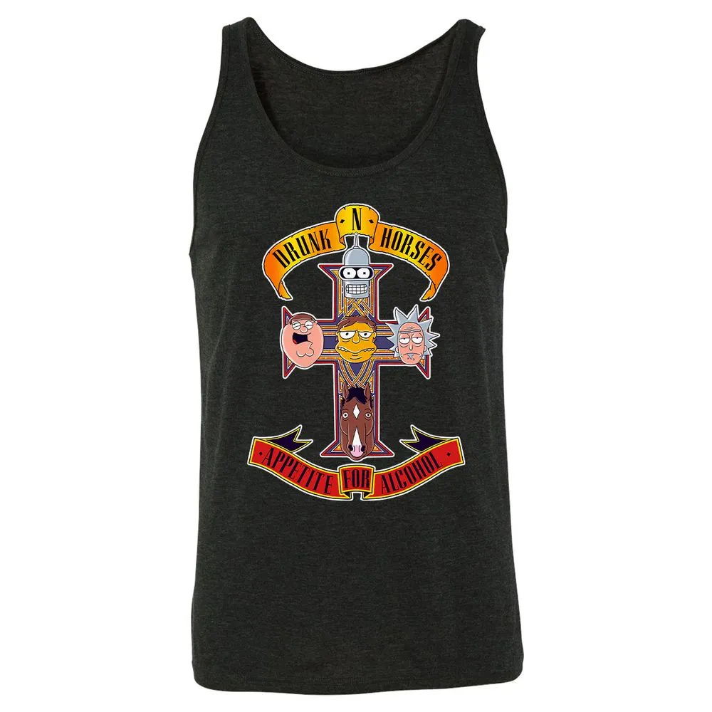 Unisex Jersey Tank - 3A3B1Z2U - Charcoal Black Triblend - 5