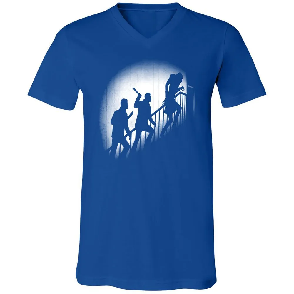 Unisex V-Neck T-Shirt - 985RYNUX - True Royal - 4