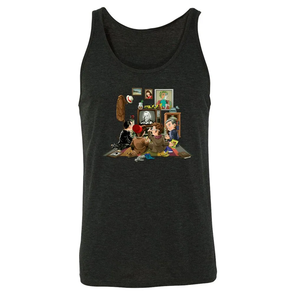 Unisex Jersey Tank - HA8S2P3A - Charcoal Black Triblend - 5