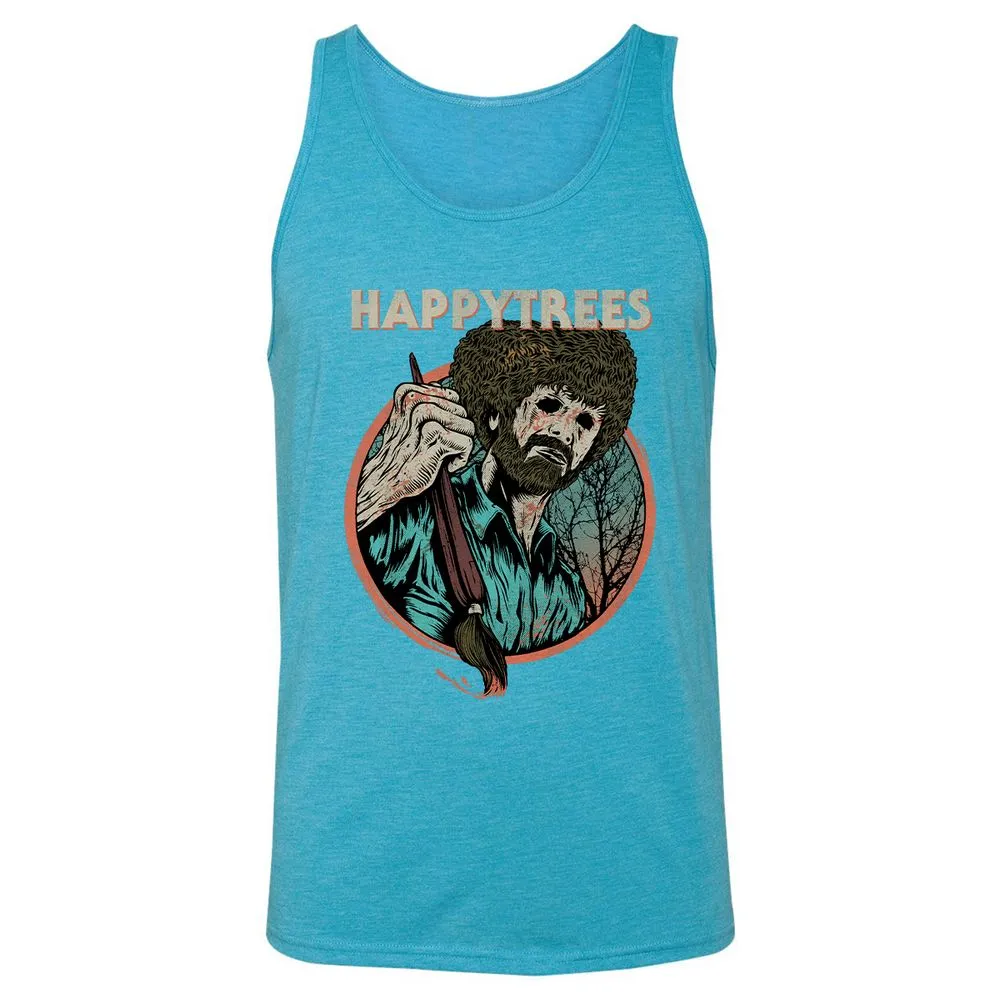 Unisex Jersey Tank - XDCERH44 - Aqua Triblend - 3