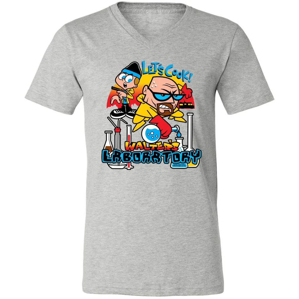 Unisex V-Neck T-Shirt - 29PZUUCS - Athletic Heather - 7