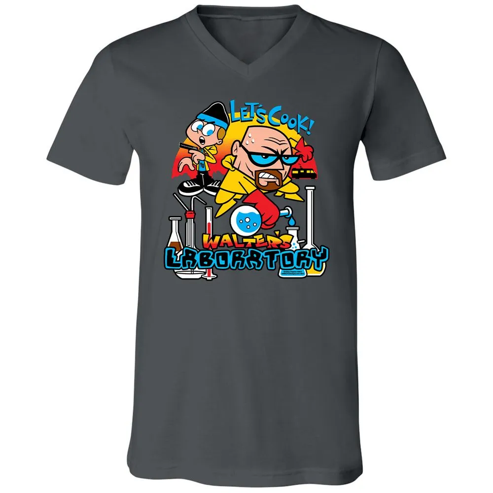 Unisex V-Neck T-Shirt - 29PZUUCS - Asphalt - 12