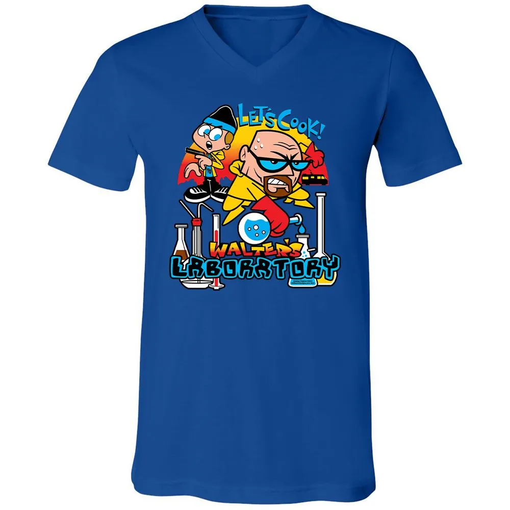 Unisex V-Neck T-Shirt - 29PZUUCS - True Royal - 4