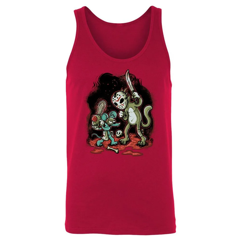Unisex Jersey Tank - HXQNTBPU - Red - 11