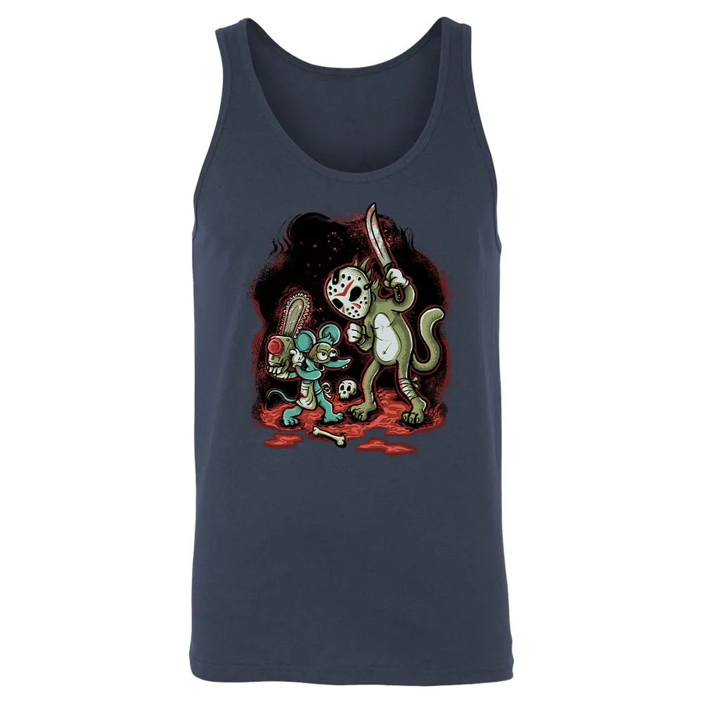 Unisex Jersey Tank - HXQNTBPU - Navy - 2