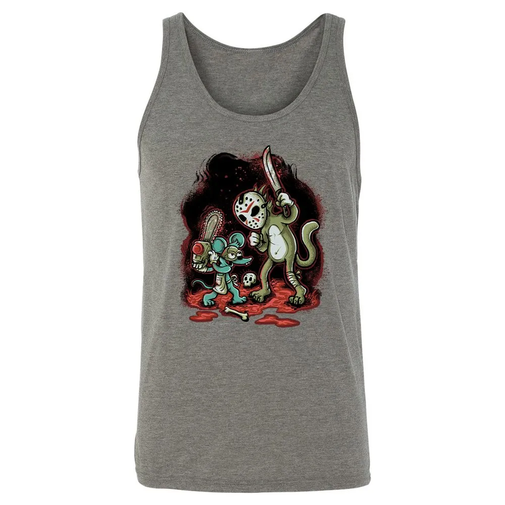 Unisex Jersey Tank - HXQNTBPU - Grey Triblend - 8