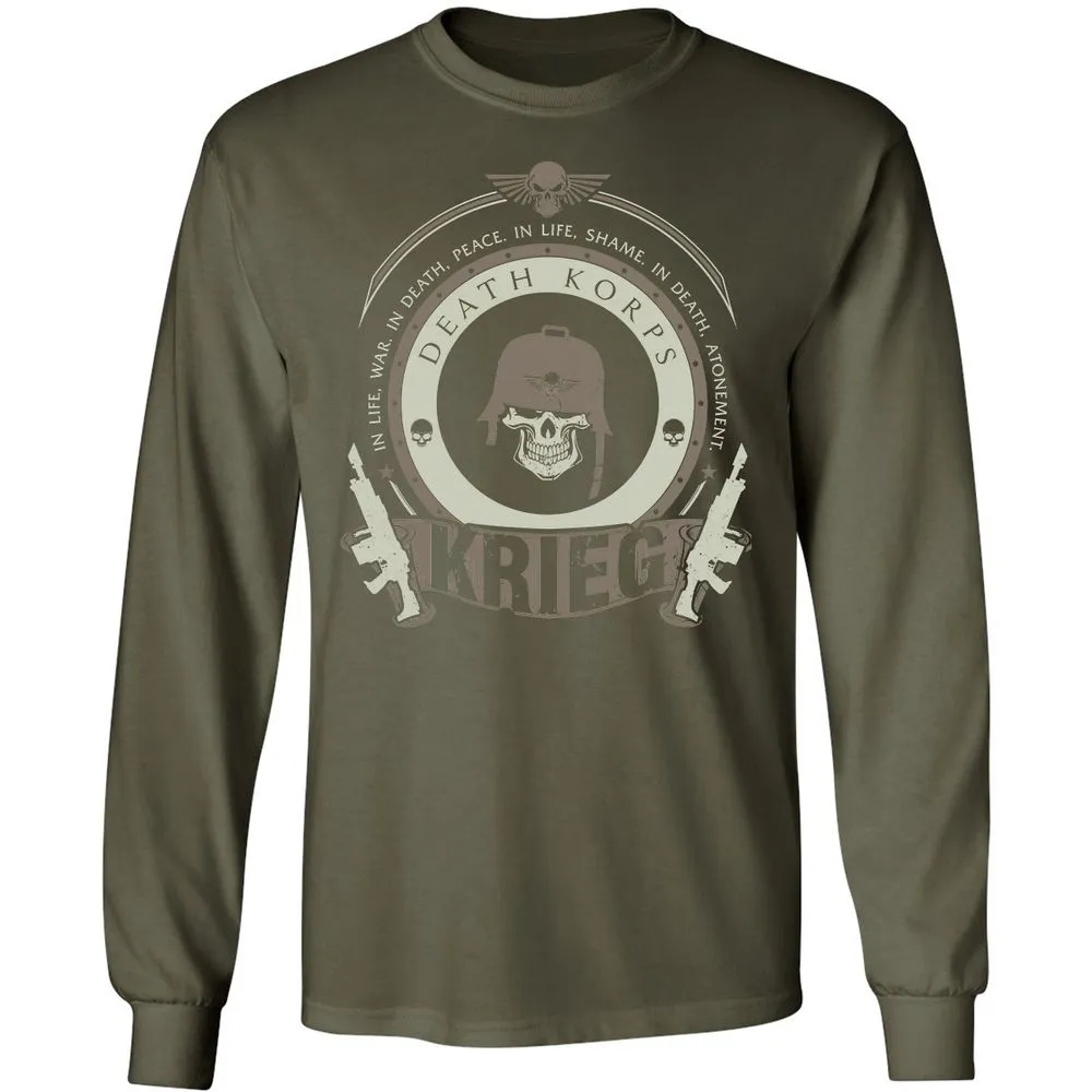 Long Sleeve T-Shirt - BWVGL7TS - Military Green - 16