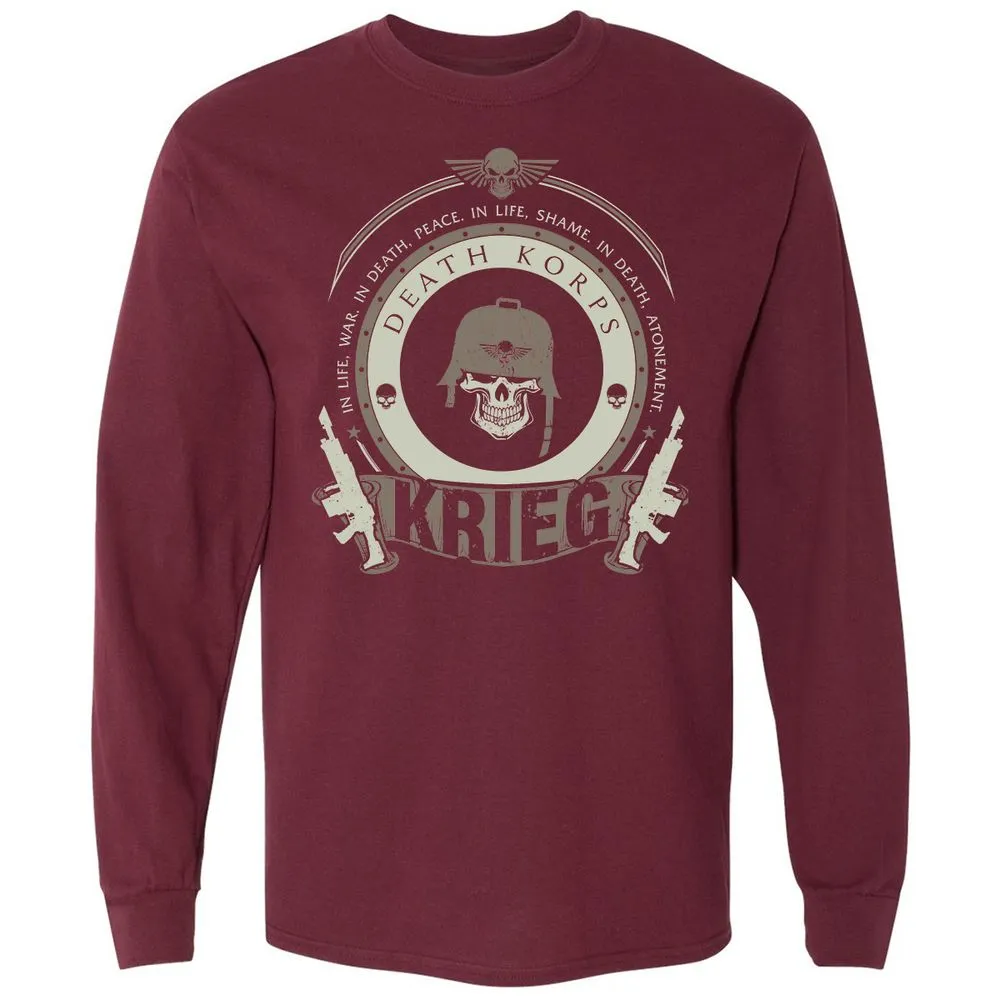Long Sleeve T-Shirt - BWVGL7TS - Maroon - 11