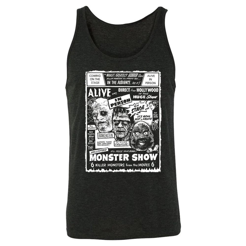 Unisex Jersey Tank - 5X2UL63Q - Charcoal Black Triblend - 5