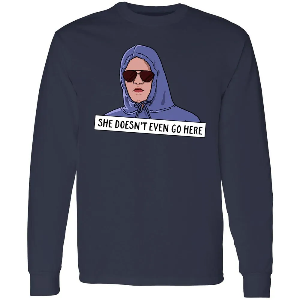 Long Sleeve T-Shirt - H4DU8SNT - Navy - 2