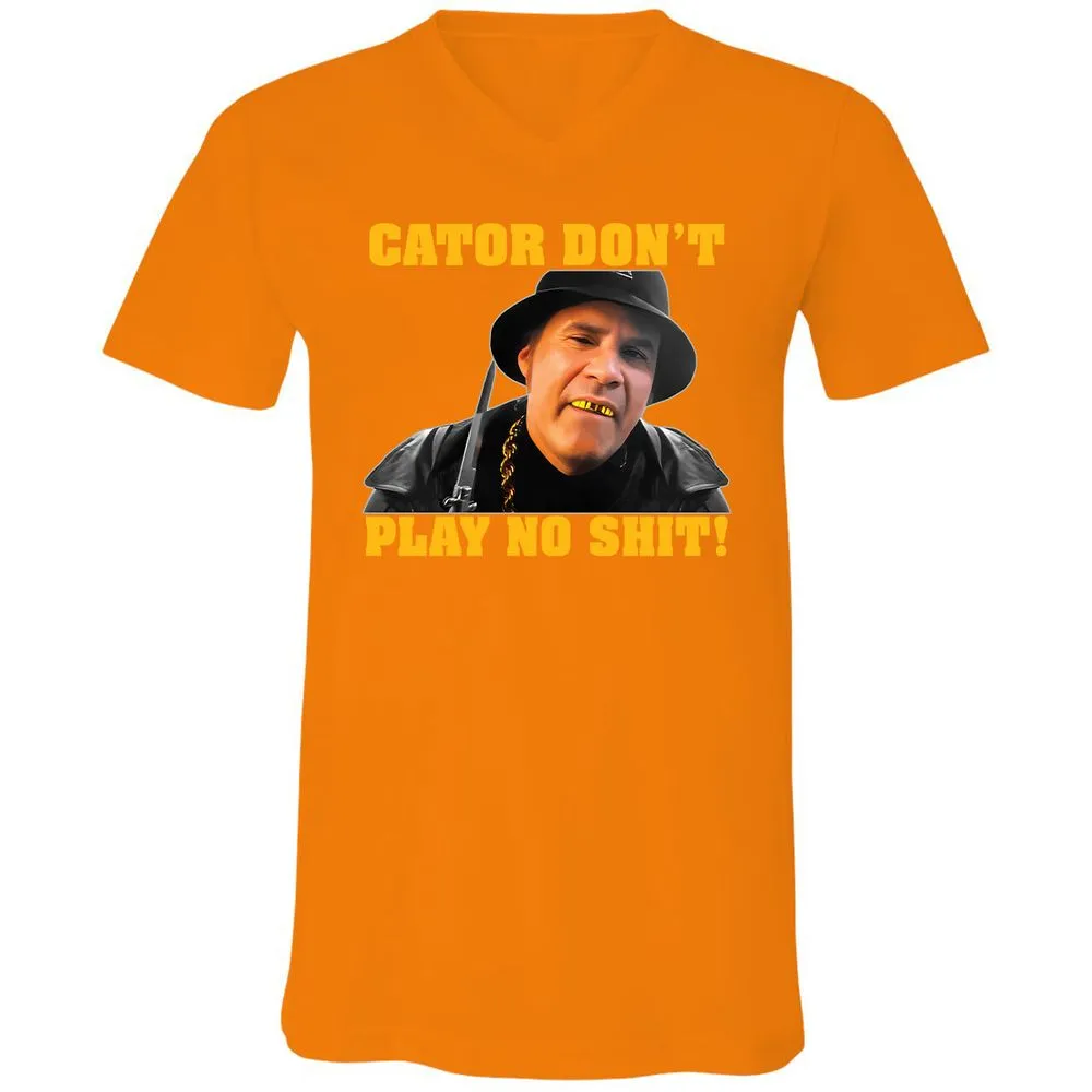 Unisex V-Neck T-Shirt - 1YLKGNA2 - Orange - 11
