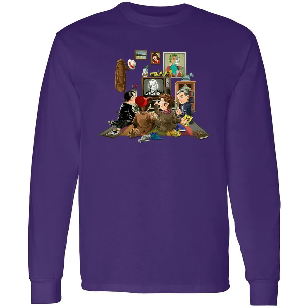 Long Sleeve T-Shirt - FLRAGF65 - Purple - 13