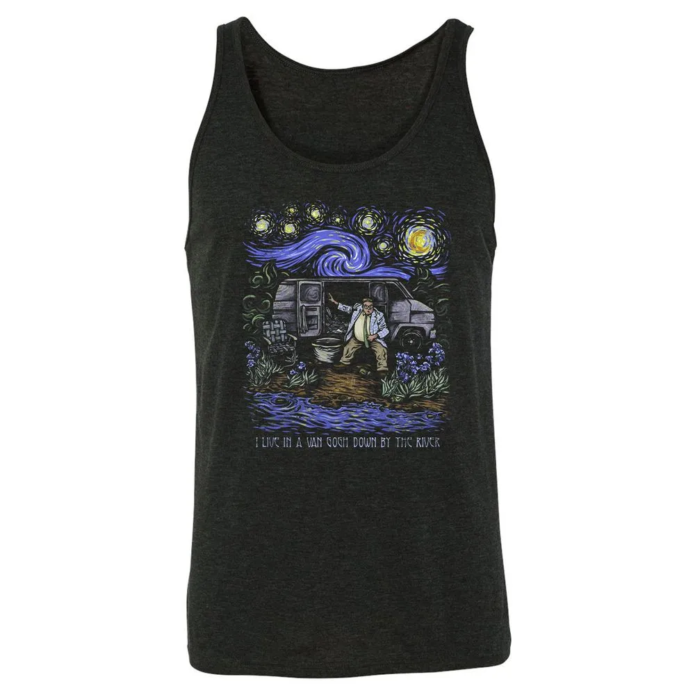 Unisex Jersey Tank - XULGEFA5 - Charcoal Black Triblend - 5