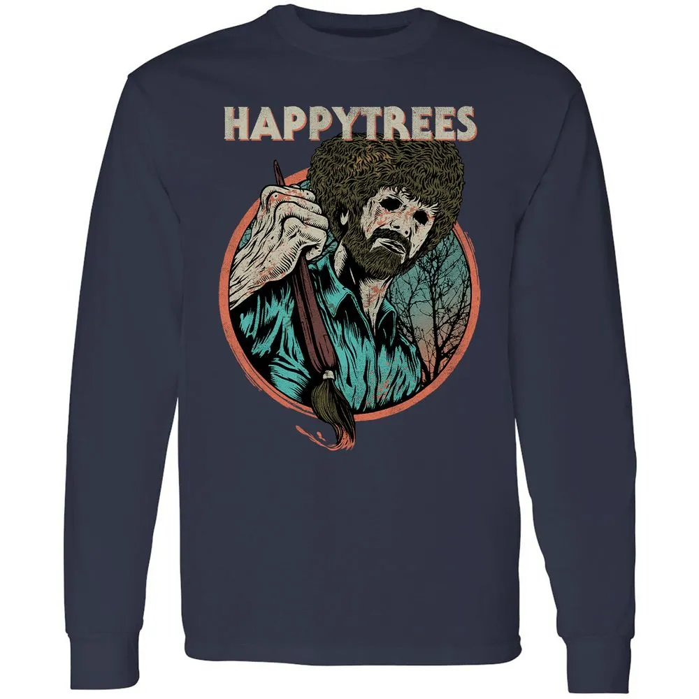 Long Sleeve T-Shirt - YF6V4ENB - Navy - 2